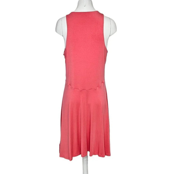 Athleta Santorini Thea Dress Pink High Neck  Size Medium - Picture 6 of 7